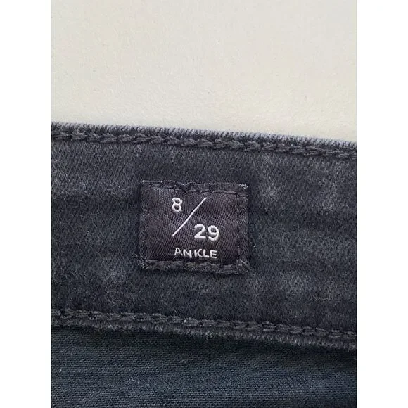 Lucky Brand Bridgette Skinny Jeans Black Stretch Women’s 8/29 Ankle - Picture 4 of 11